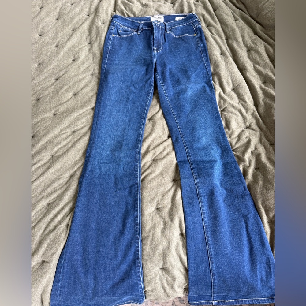 Frame flared jeans